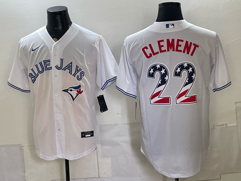 Men 2026 Toronto Blue Jays  #22 Clement white Game Nike MLB Jersey 0719002